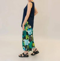 ALEMBIKA Cara Wide-leg Pants in floral - women's pants - detail view