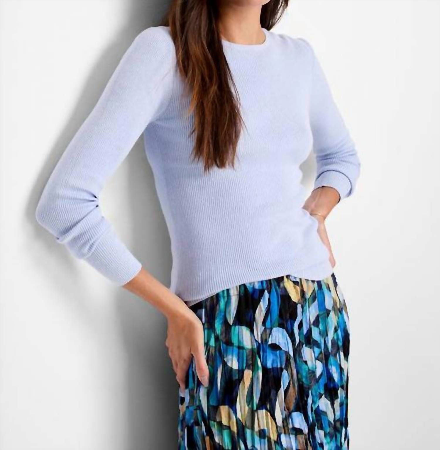 Nic + Zoe - RIBBED SWEATER TEE