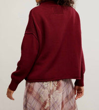 Free People Torres Roll Neck Sweater in dionysus - women's sweater - alternate view