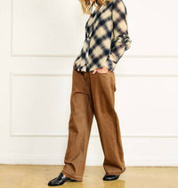 Line And Dot - Maven Tied Blouse
