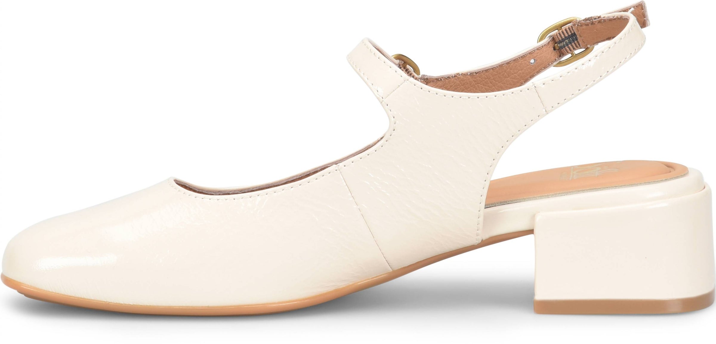 Sofft Women's Leyla Almond Mary Jane Shoe in ivory patent - women's heels - view 6
