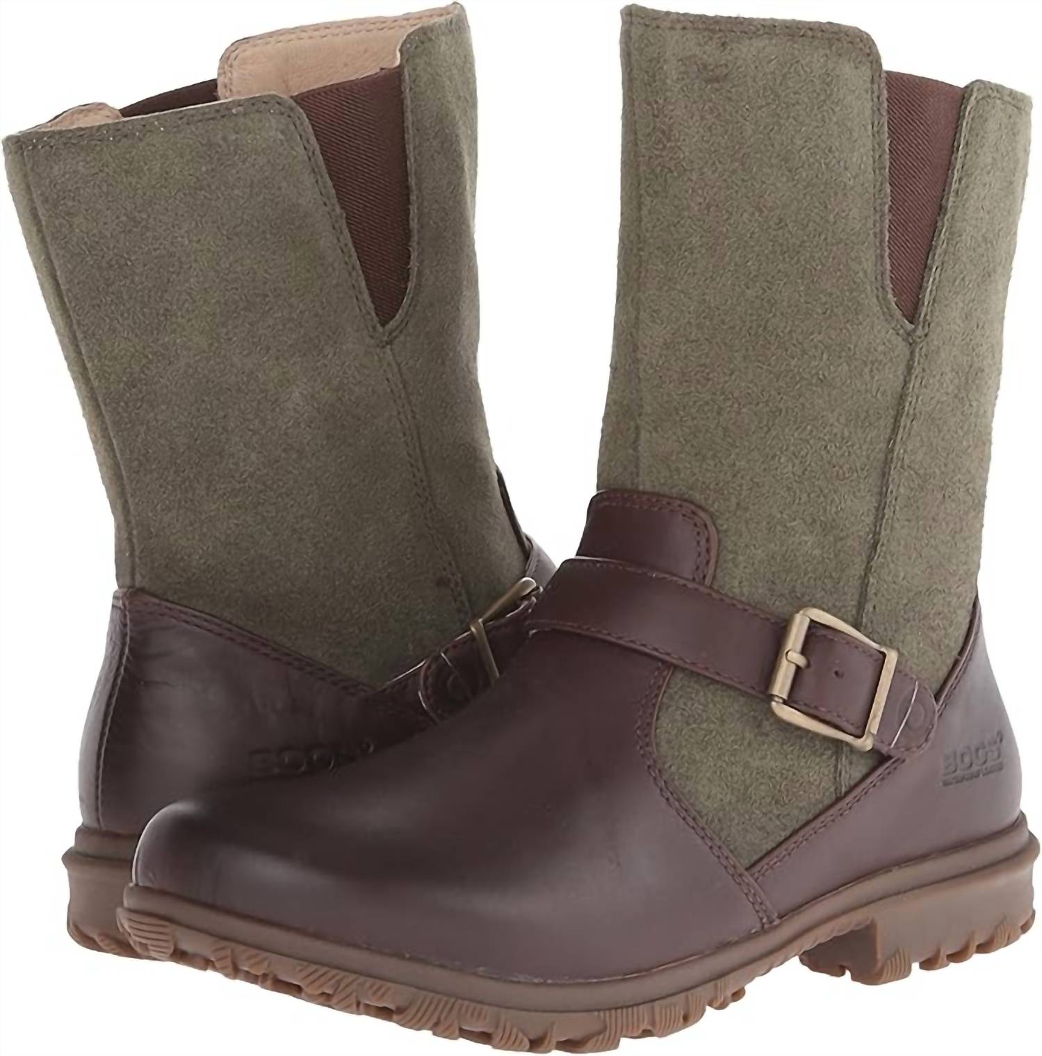 Bogs - Women's Bobby Mid Waterproof Leather Motorcycle Boot