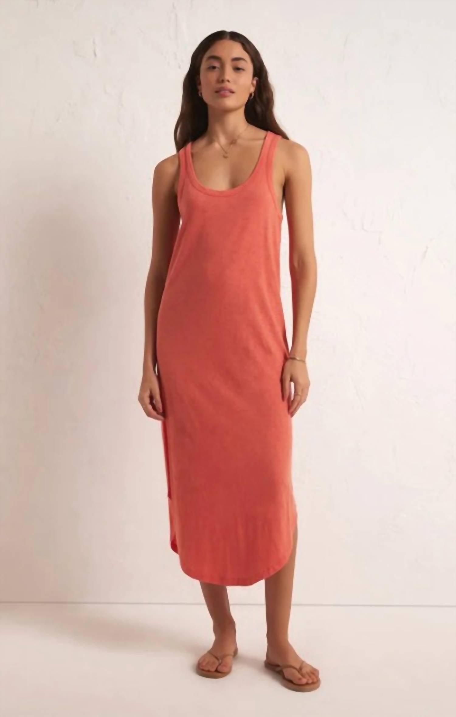 Z Supply - Easy Going Cotton Slub Midi Dress