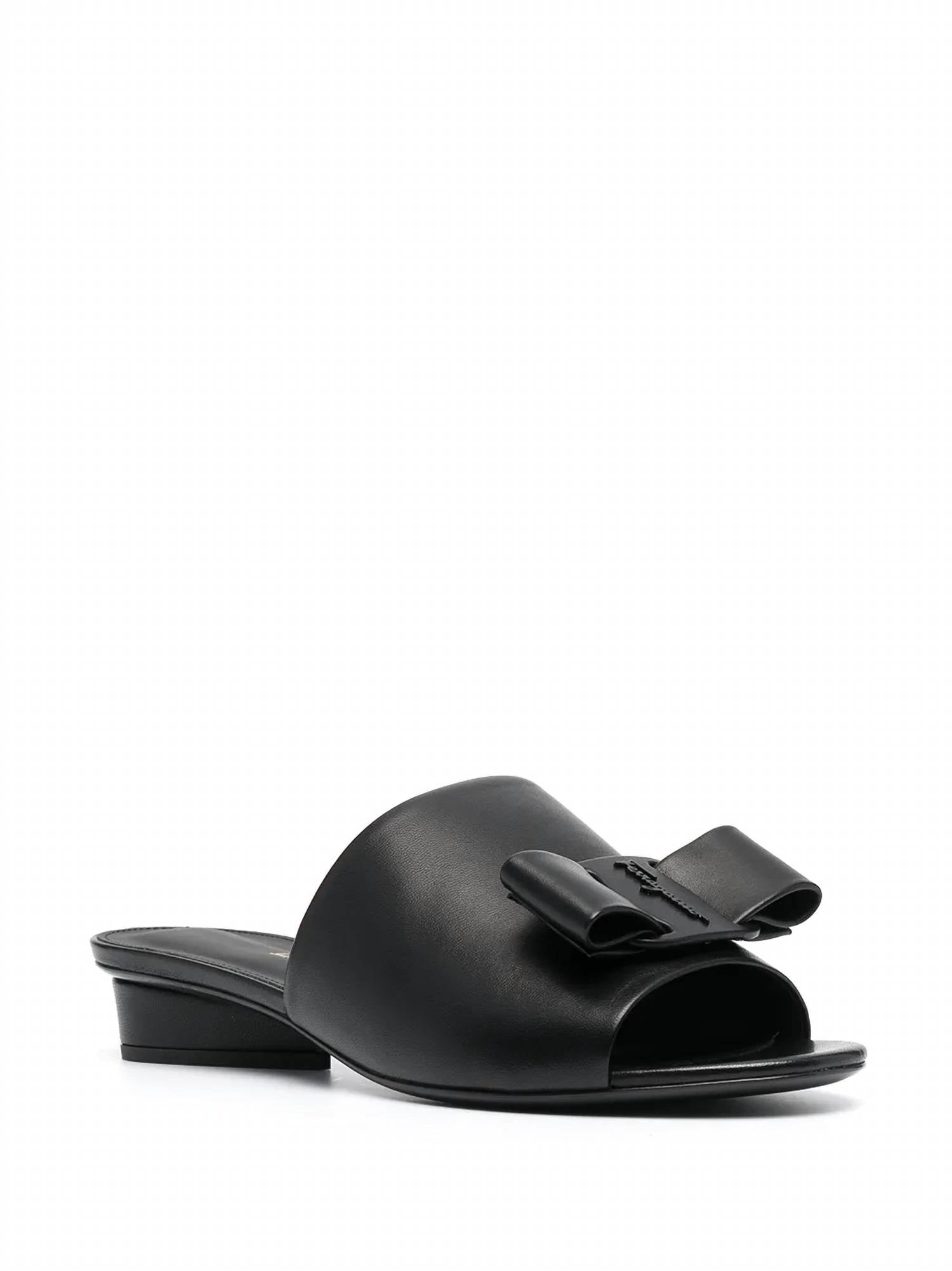 Salvatore Ferragamo - Women's Double Bow Mule Sandals