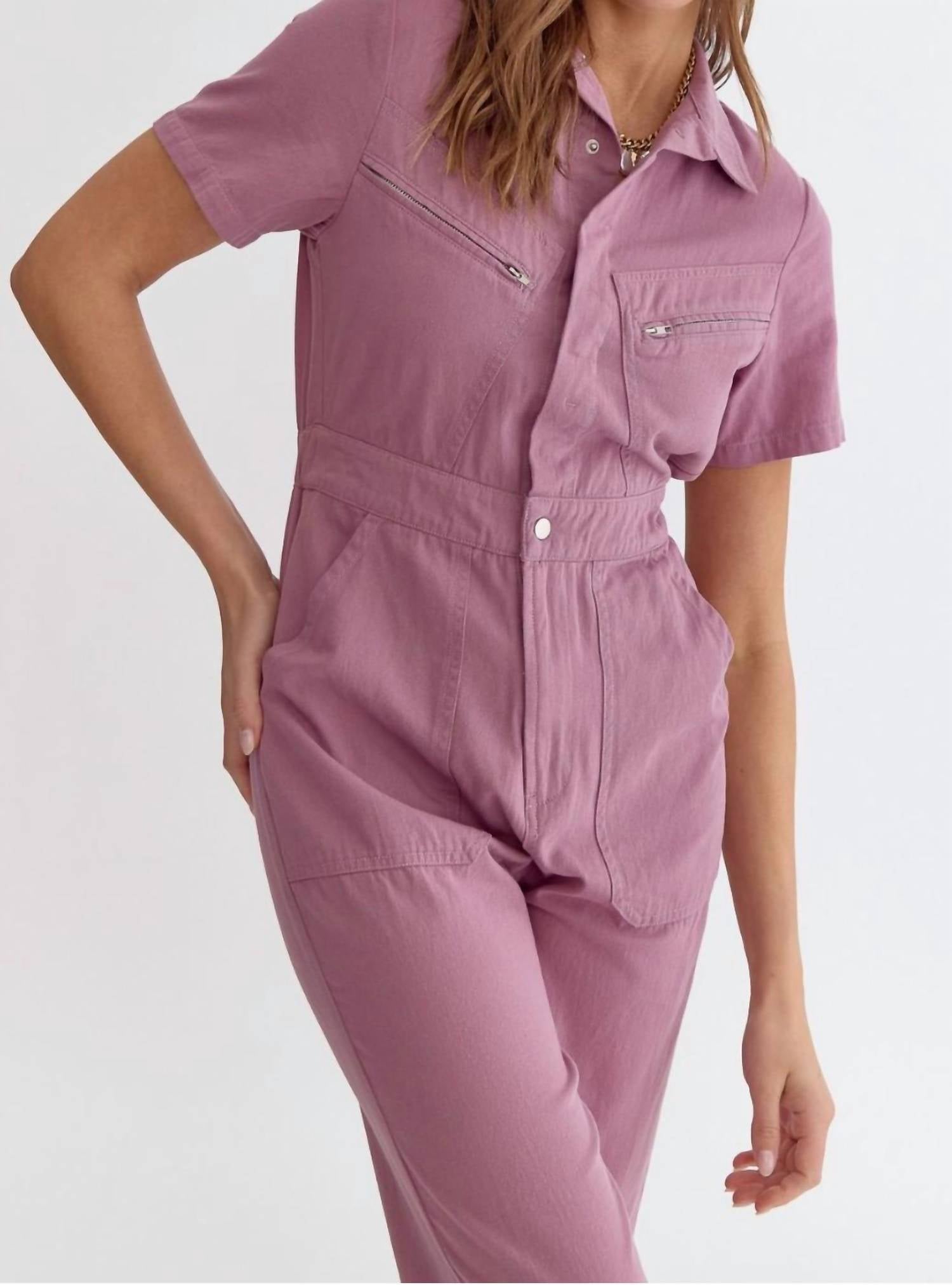 Entrousa - Short Sleeve Jumpsuit