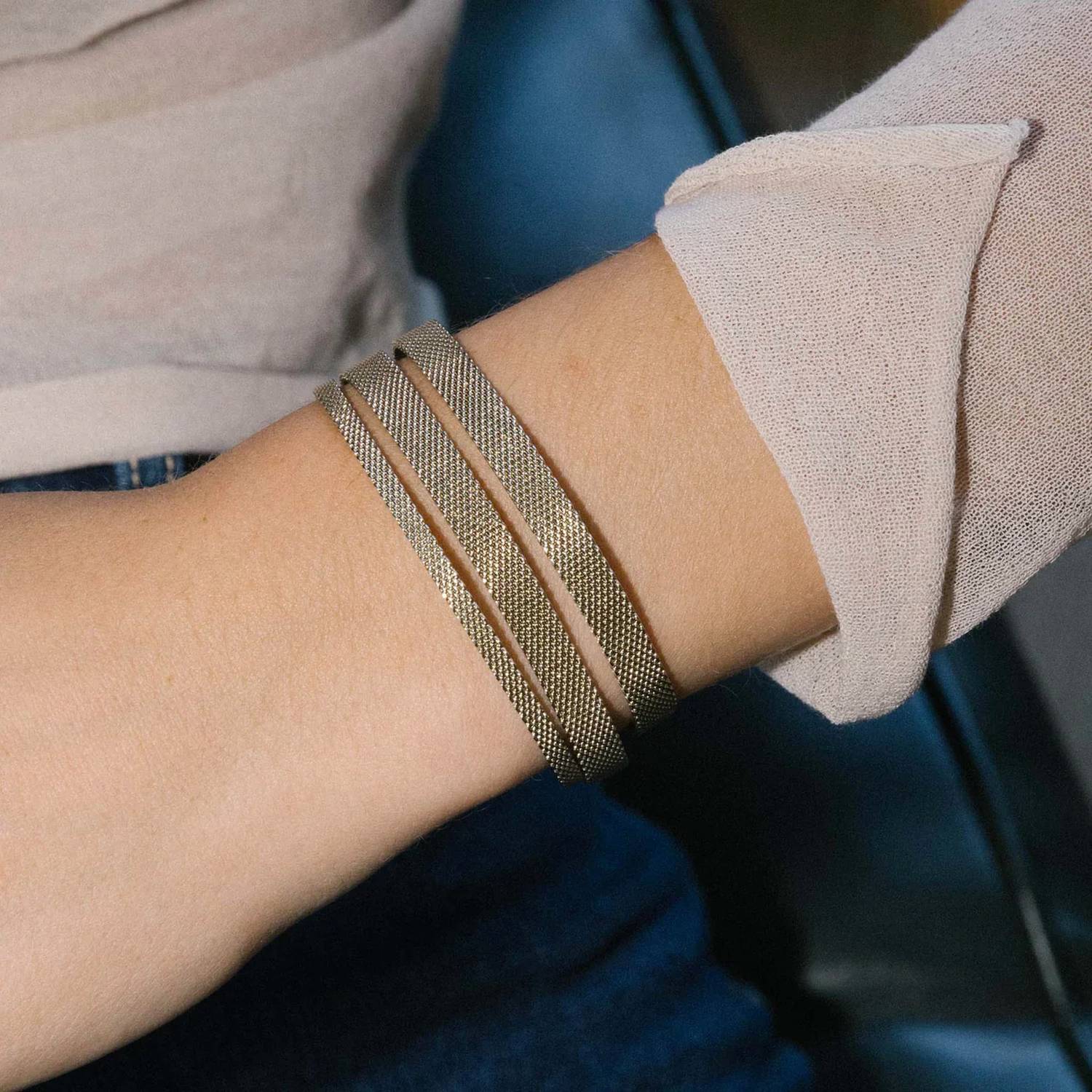&Livy - Women's Metalystic Mesh Cuff