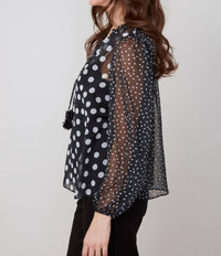Renuar - Polka Dot Blouse