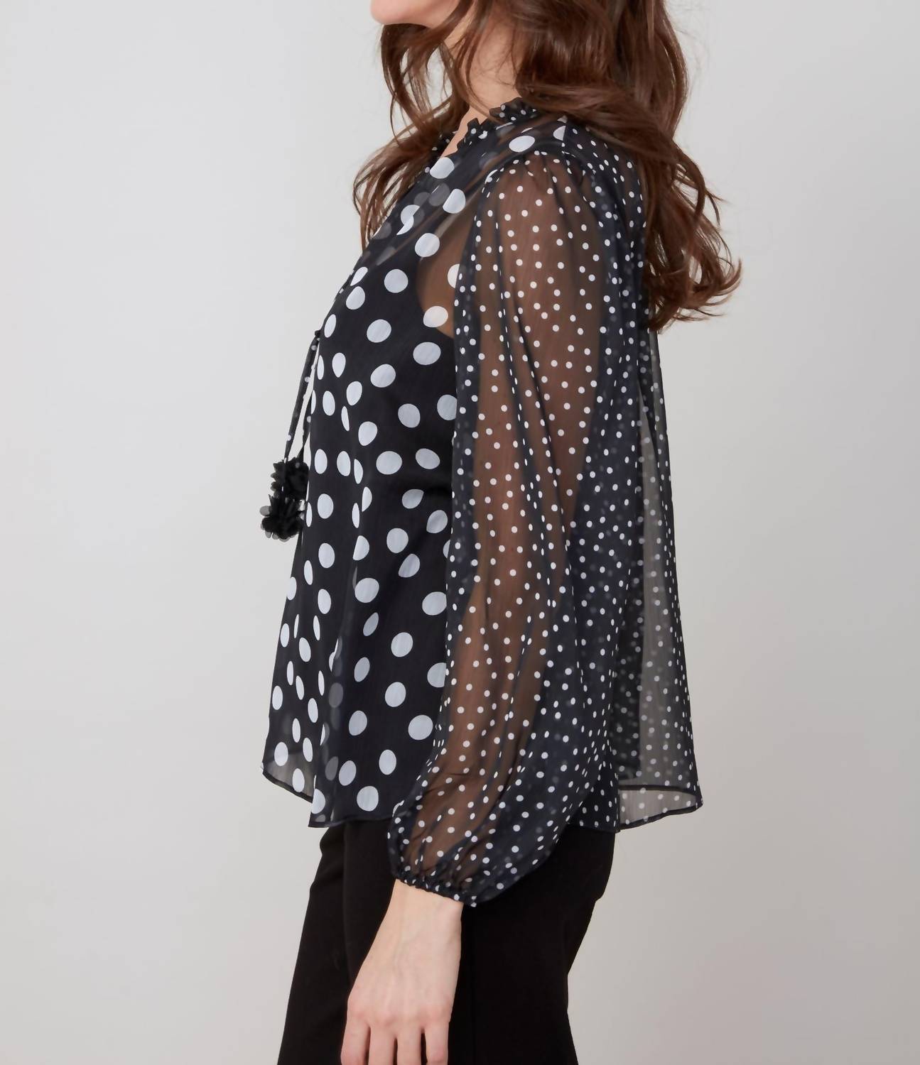 Renuar - Polka Dot Blouse