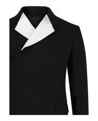 Salvatore Ferragamo - Women's Silk Trimmed Double-breasted Blazer
