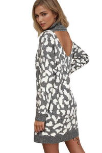 Bluivy - Charisse Turtleneck Sweater Dress