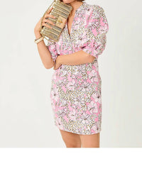 Lilly Pulitzer - Mialeigh Elbow Sleeve Linen Dress