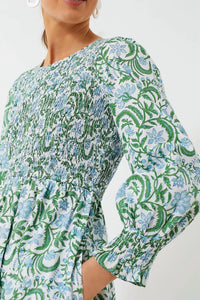 Pink City Prints - Isabel Smocked Dress