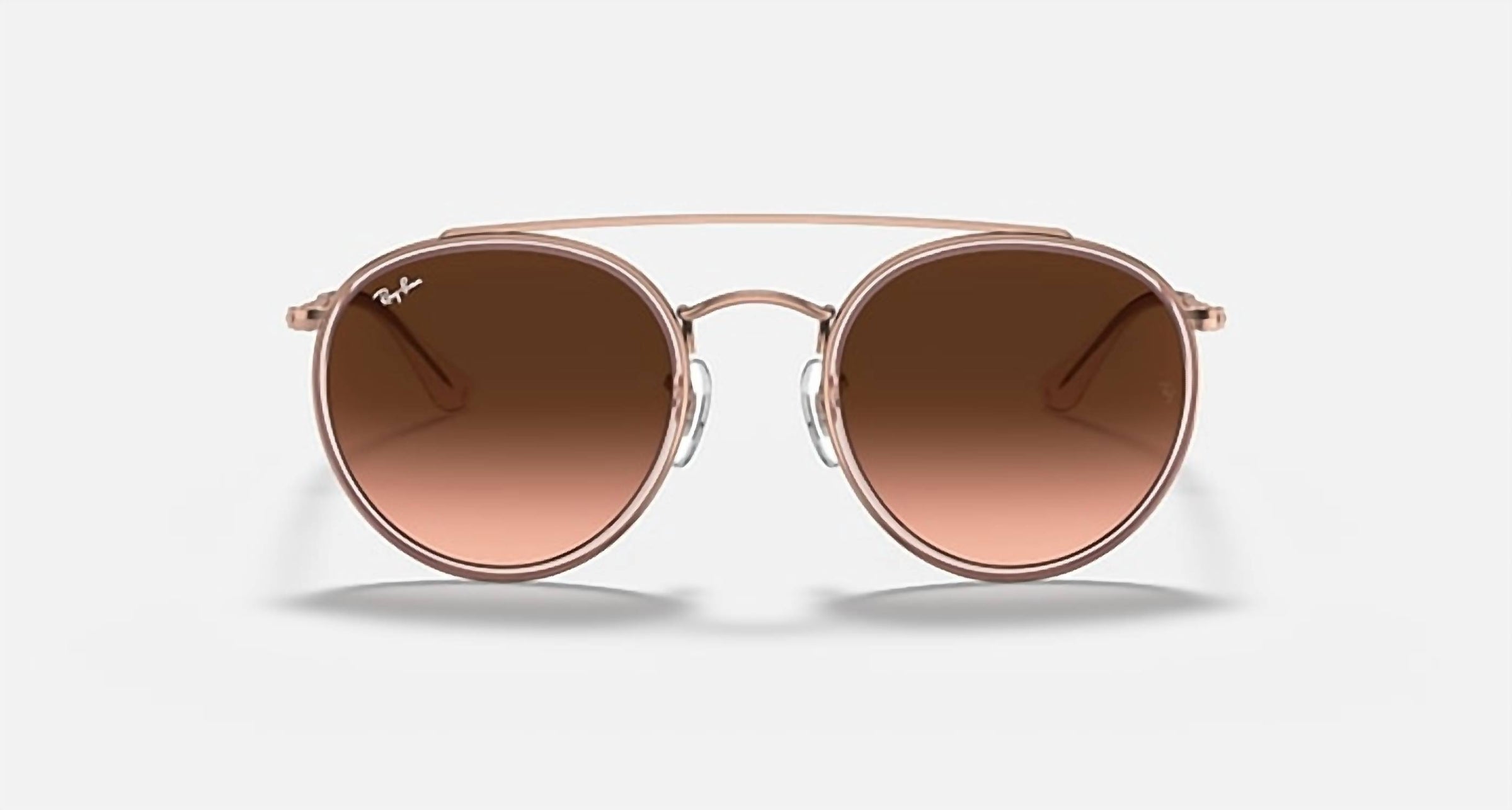 Ray Ban - Round Double Bridge Non Polarized Sunglasses Rb3647n 9069a5
