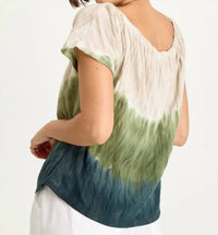 Wearables - Selda Textured Gauze Cinched Top