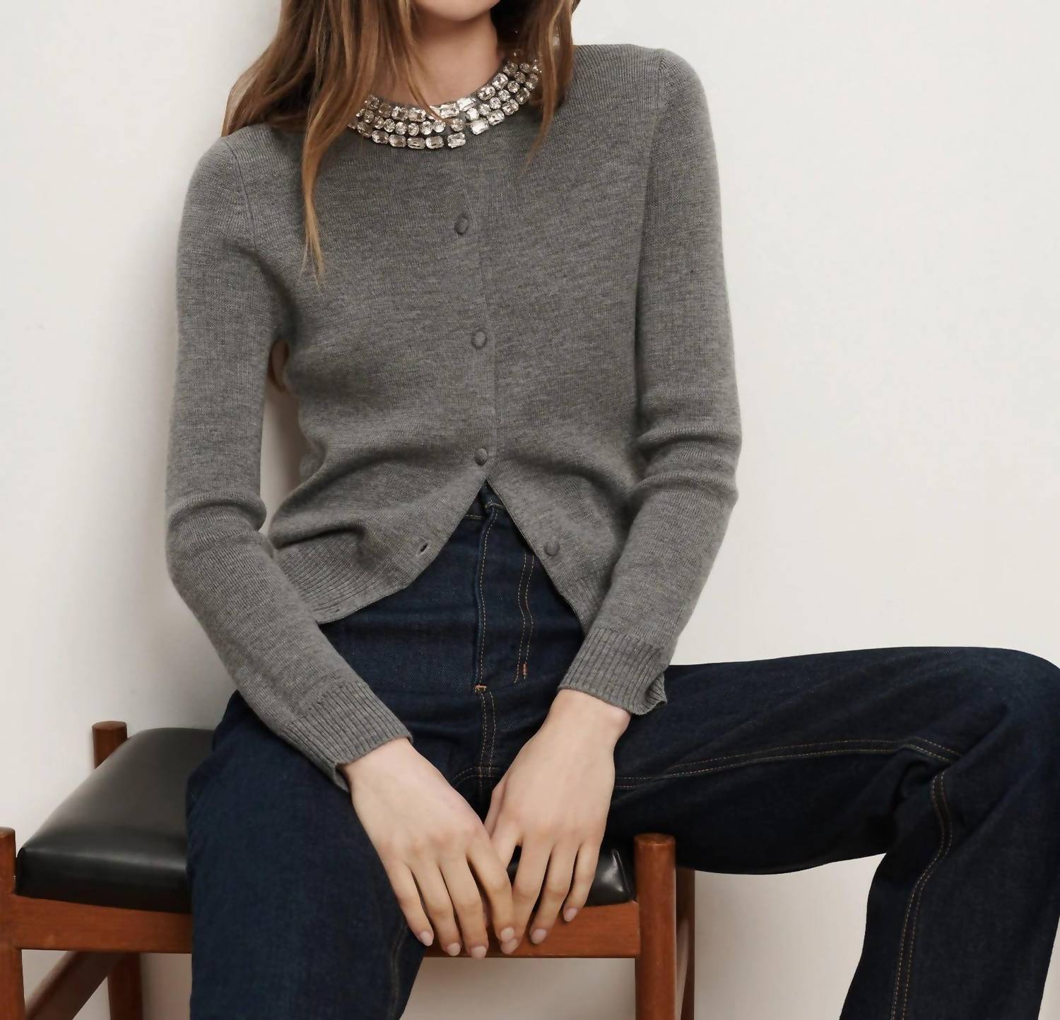 Veronica Beard - Daro Embellished Wool Cardigan