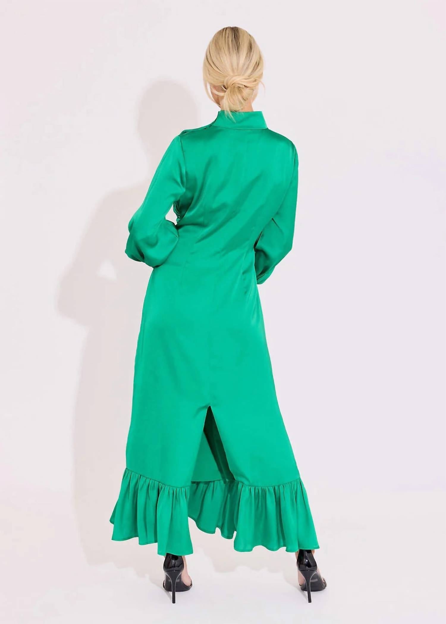 Alden Adair - Parker Long Balloon Sleeve Maxi Dress