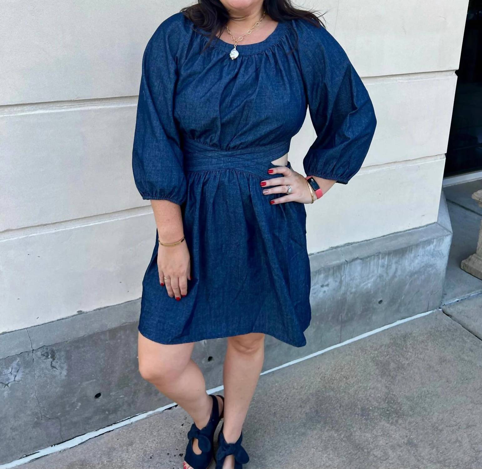 Ee:Some - Washed Mini Dress