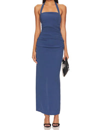 Lioness 1999 Maxi Dress in navy - women's dress