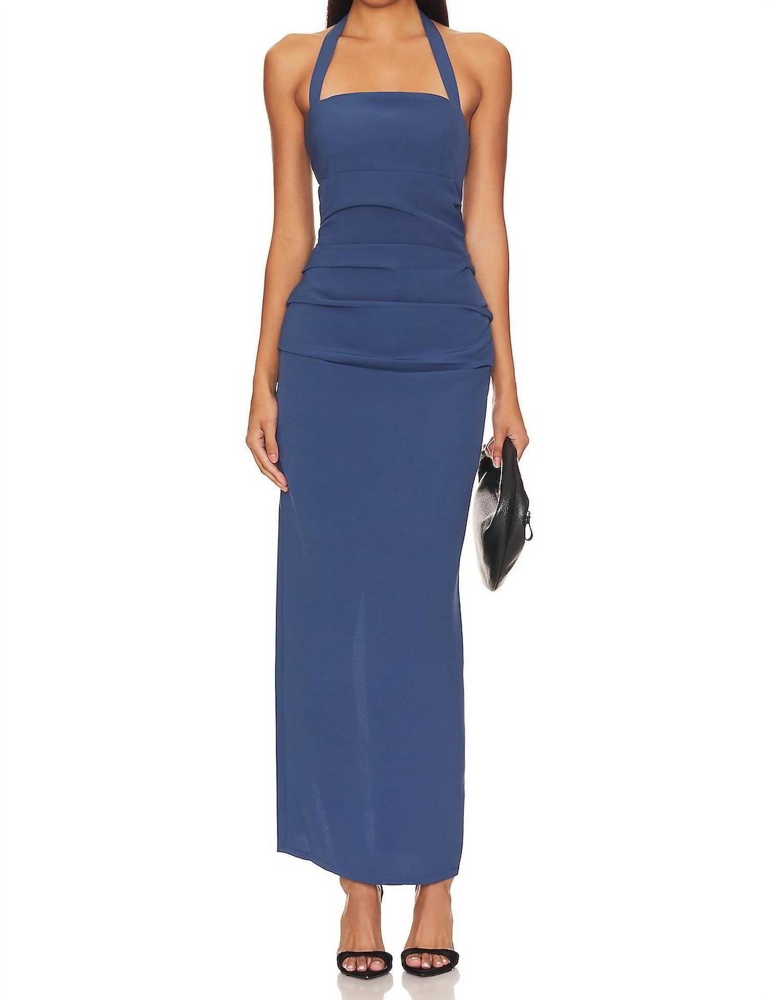 Lioness 1999 Maxi Dress in navy - women's dress