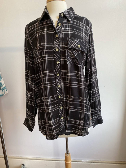 Emma Plaid Button Down