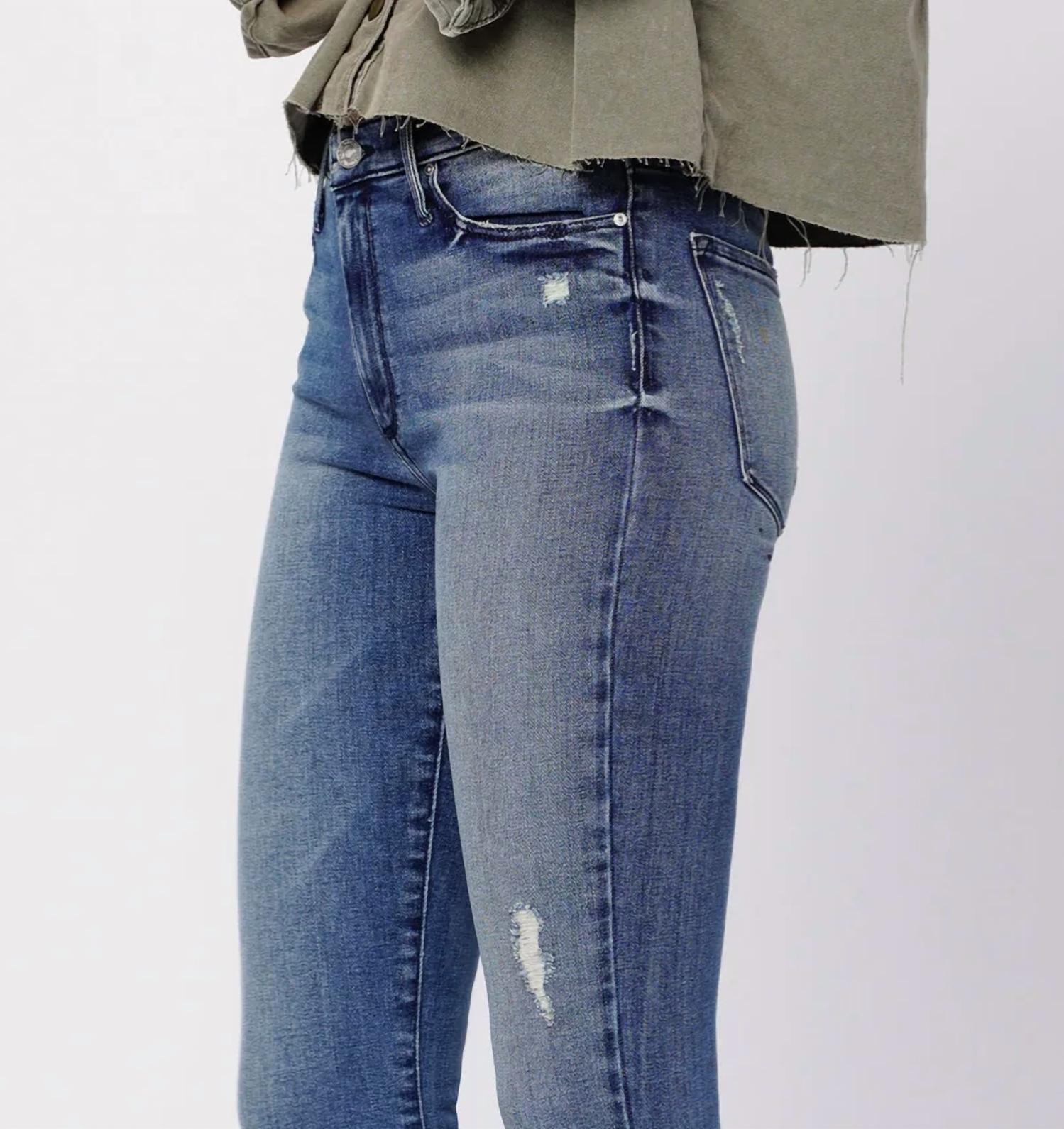 BLACK ORCHID Miranda Off Step Jeans in gow - women's jeans - detail view