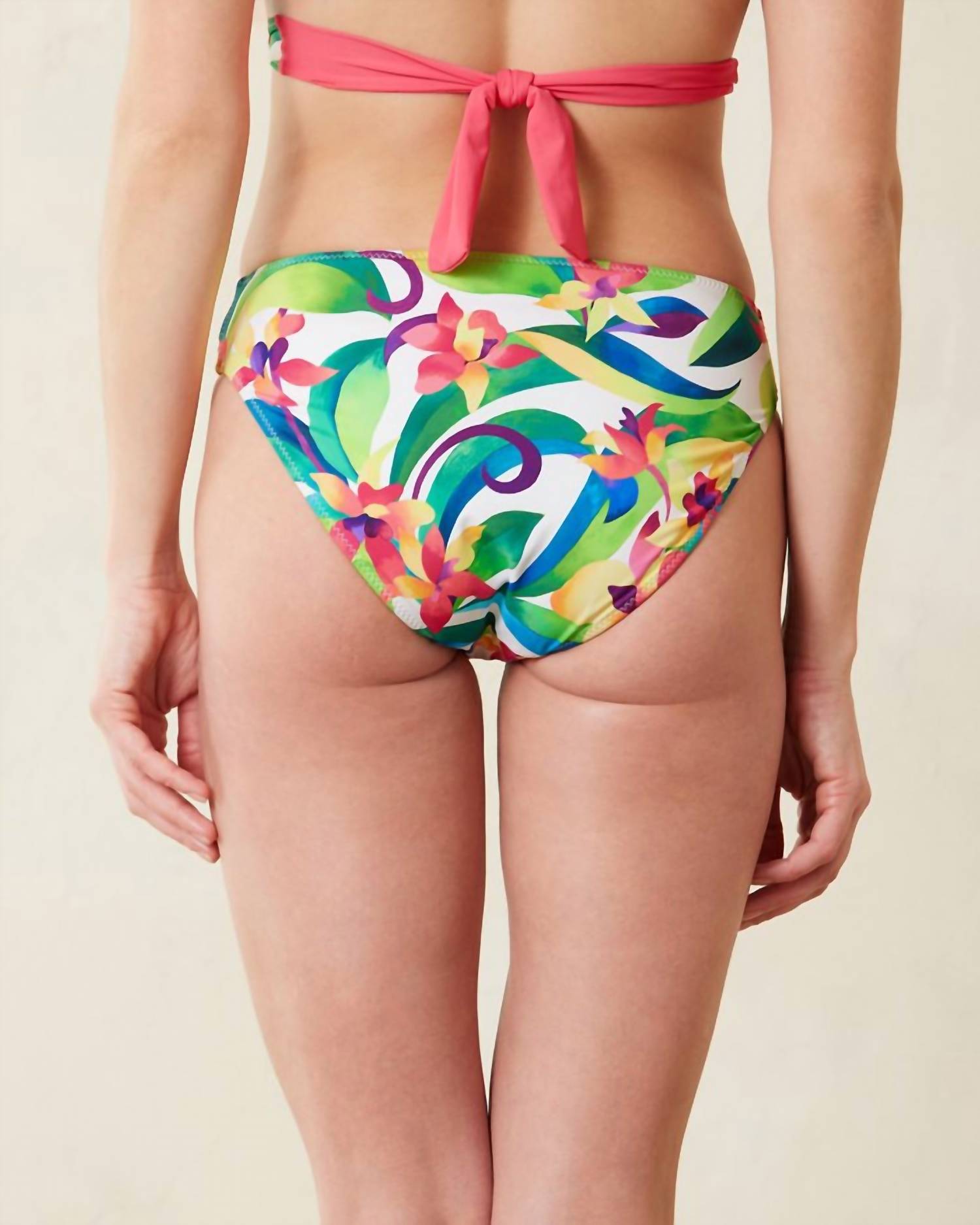 Tommy Bahama - Tropical Blooms Reversible Hipster Bikini Bottoms