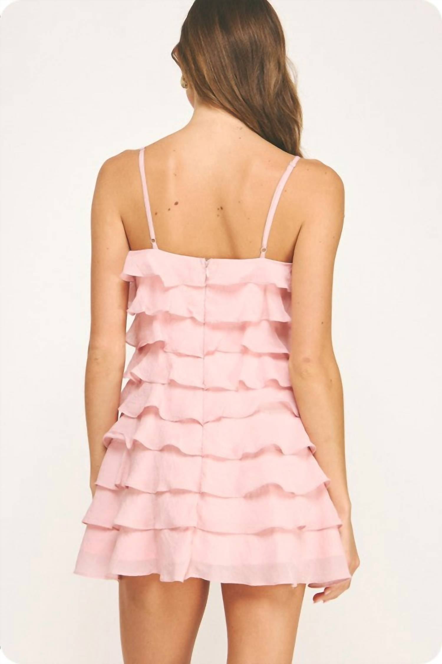 Strut & Bolt - Posie Ruffled Mini Dress