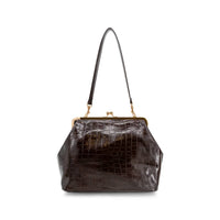 Like Dreams - Women's Miette Faux Croc Top Handle Clutch