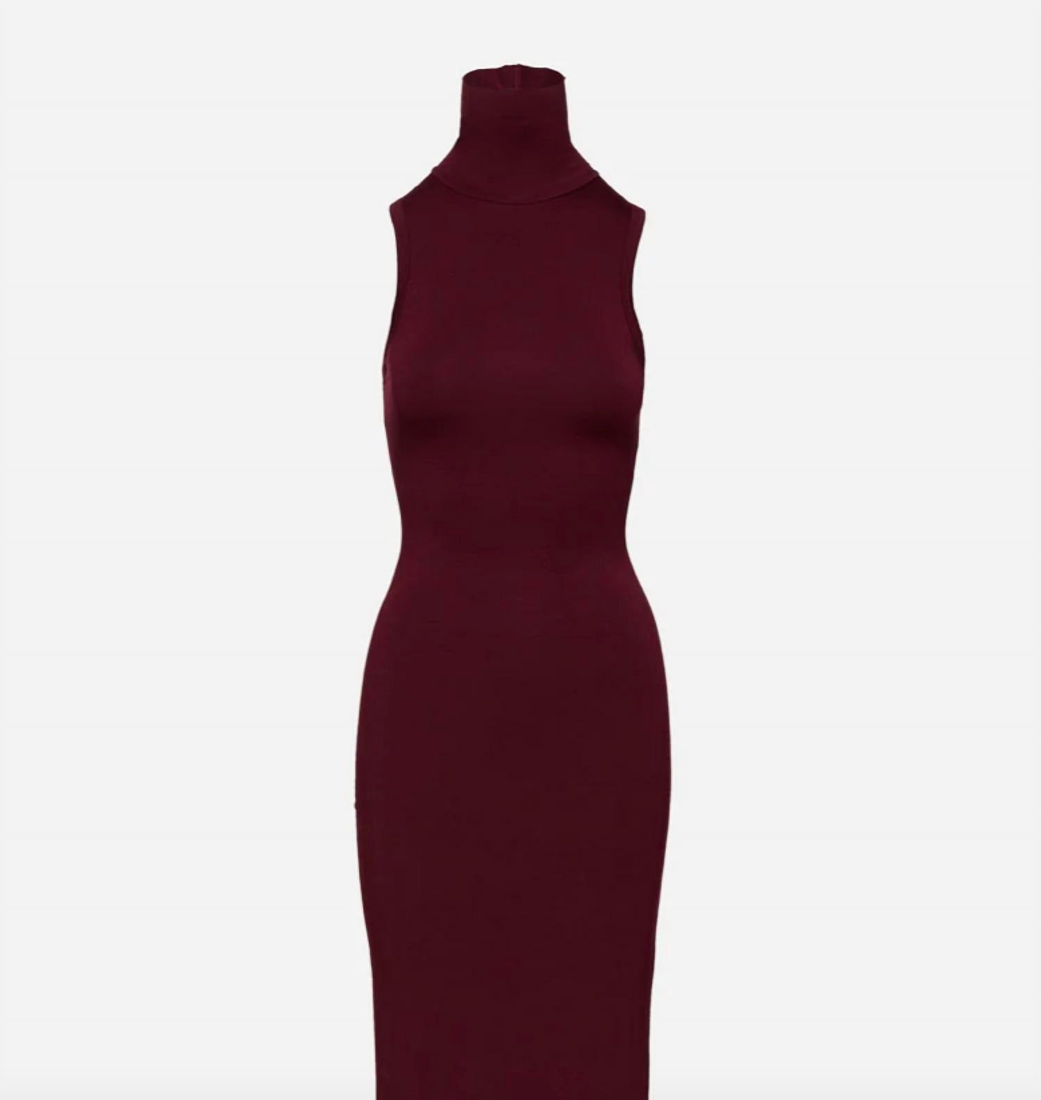 Eterne Harlow Maxi Dress in oxblood - women's dress