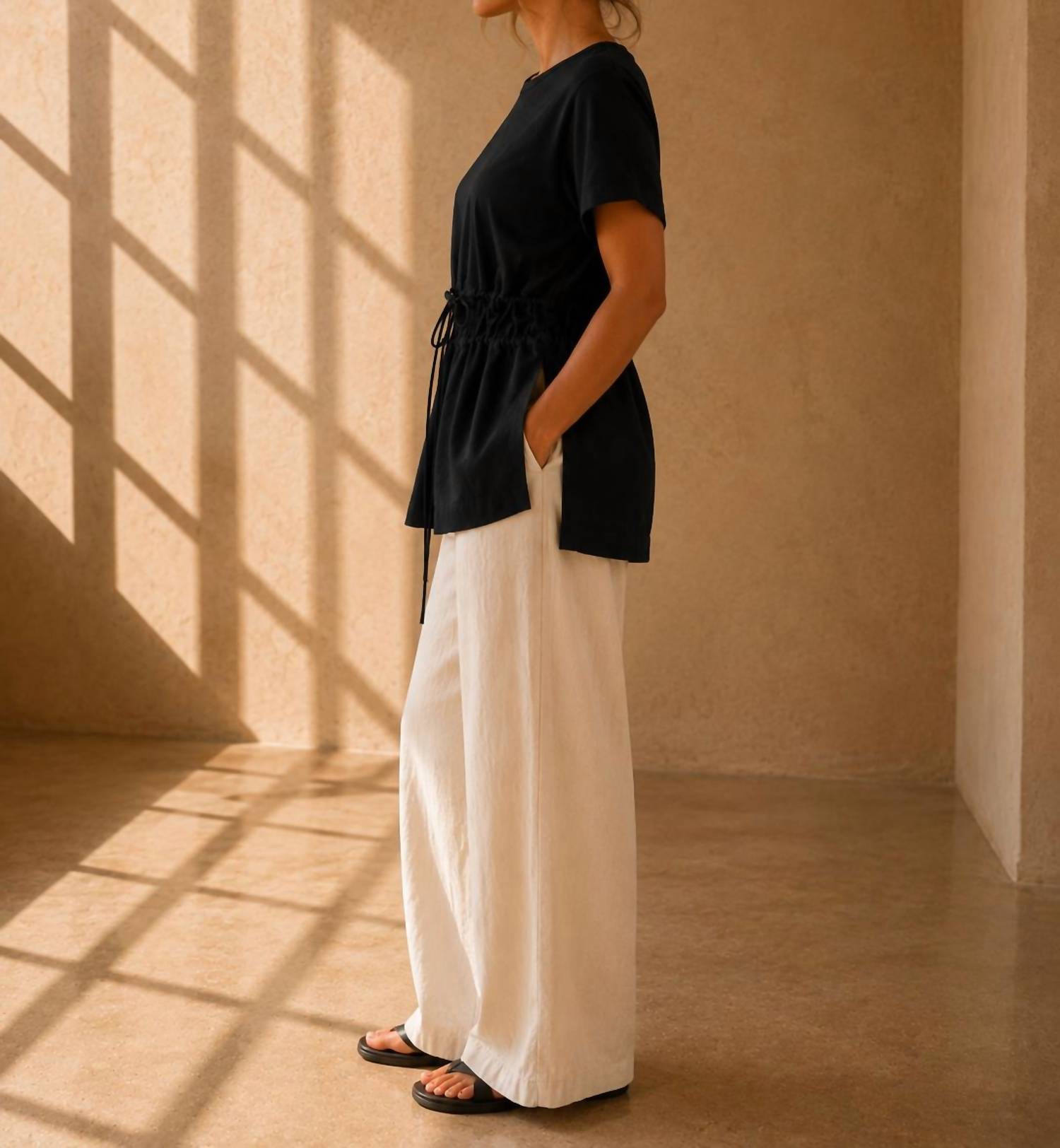 Pier Antonio Gaspari - Drawstring Short Sleeve T-shirt
