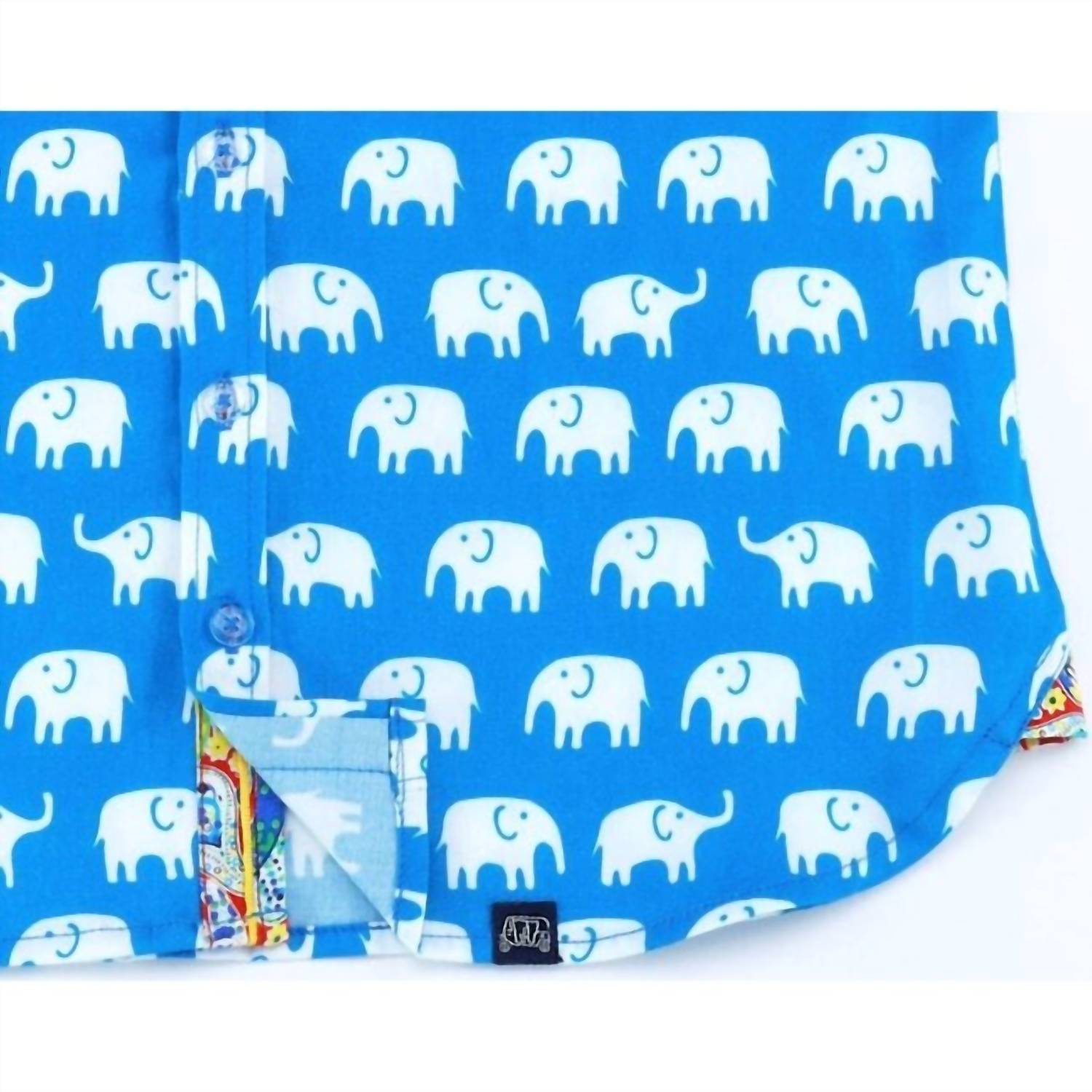 Tuktuk Designs - Boys Erawan Elephants Button Down Shirt