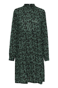 Kaffe - High Neck Printed Mini Dress
