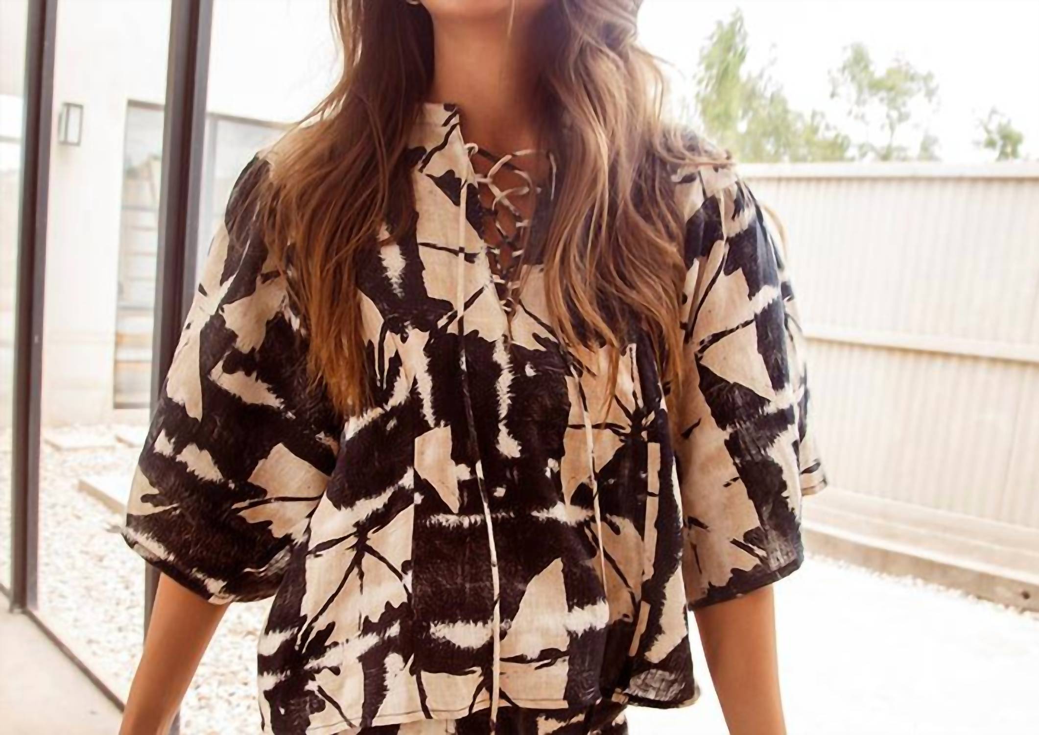 Maria La Paz - Elena Drawsting Blouse
