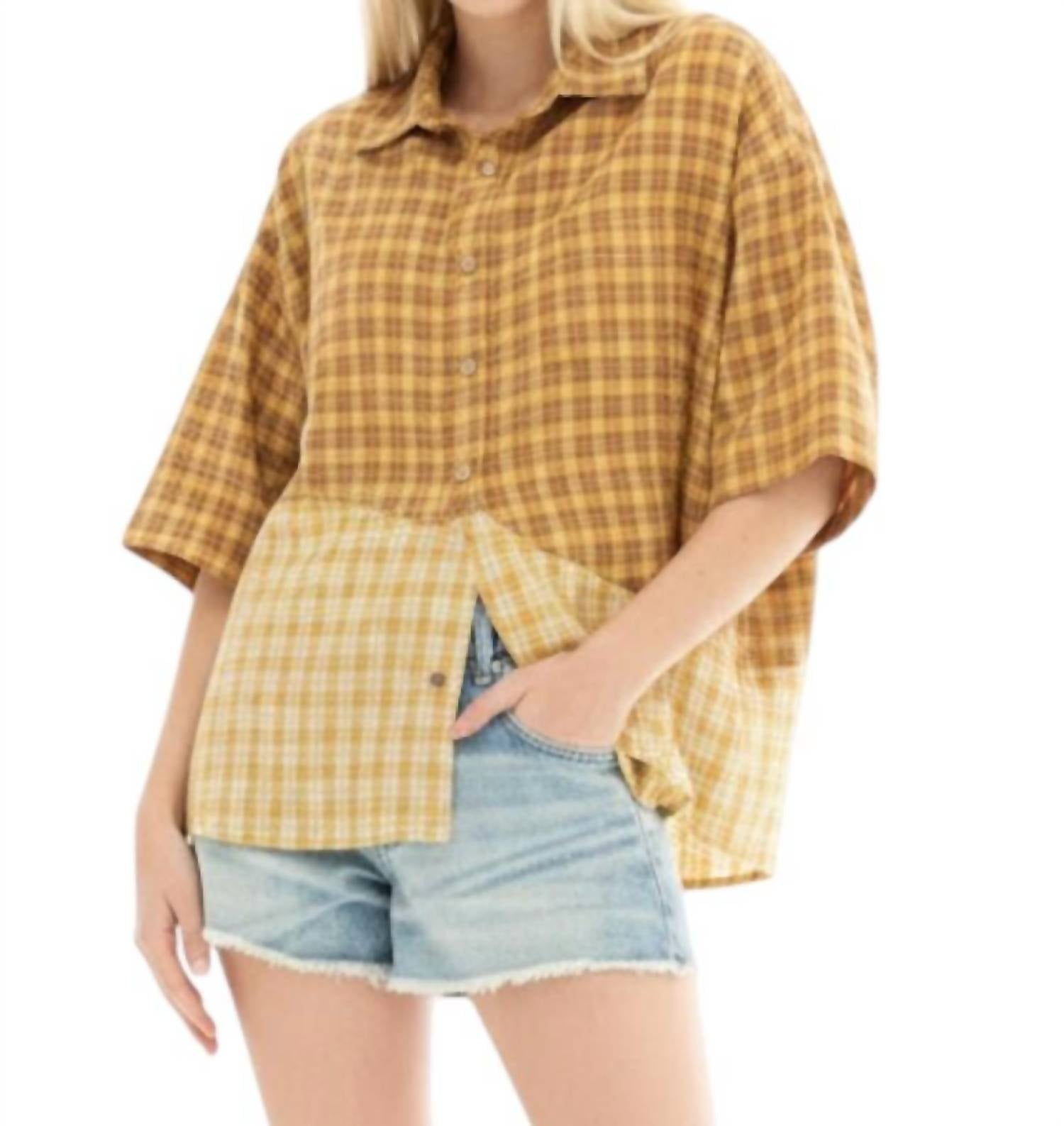 The Tales - Bleached Check Shirt
