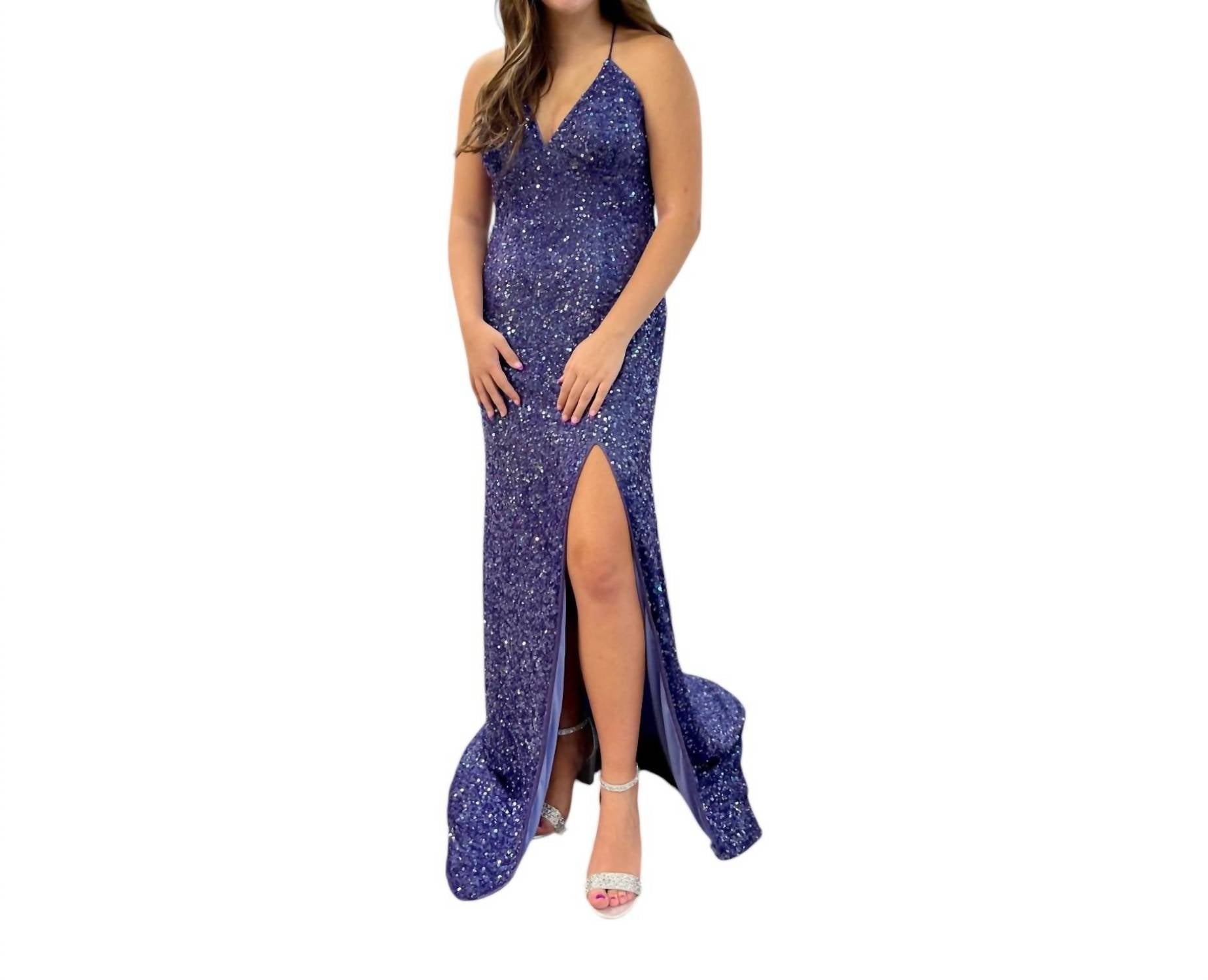 Chandalier - V Neck Strap Maxi Dress