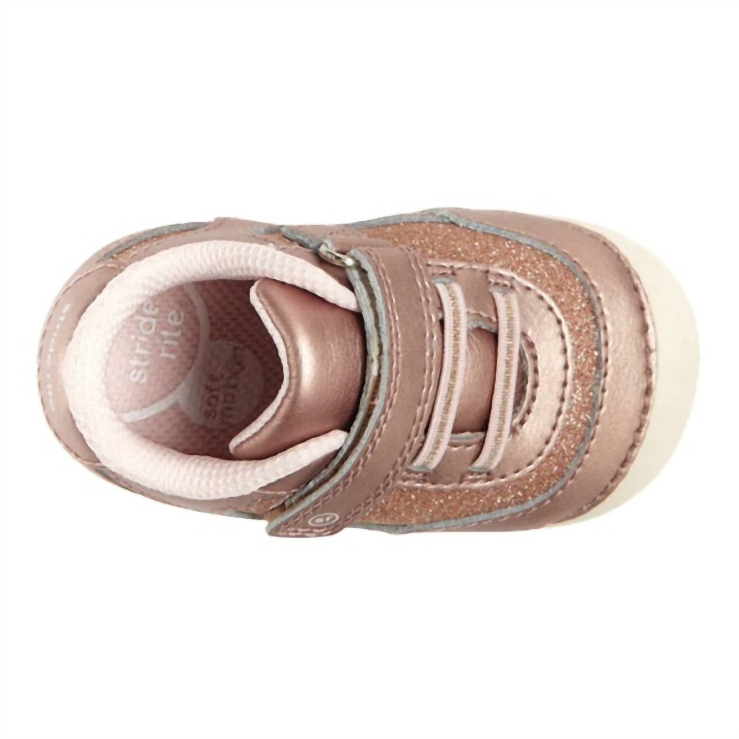 Stride Rite Toddler Jazzy Sneaker in rose gold - kids' sneaker - view 4