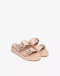NeroGiardini Women's Armenia Buckle Slide in nude - women's sandal