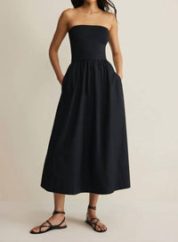Z Supply - SUNSOUGHT STRAPLESS MIDI DRESS