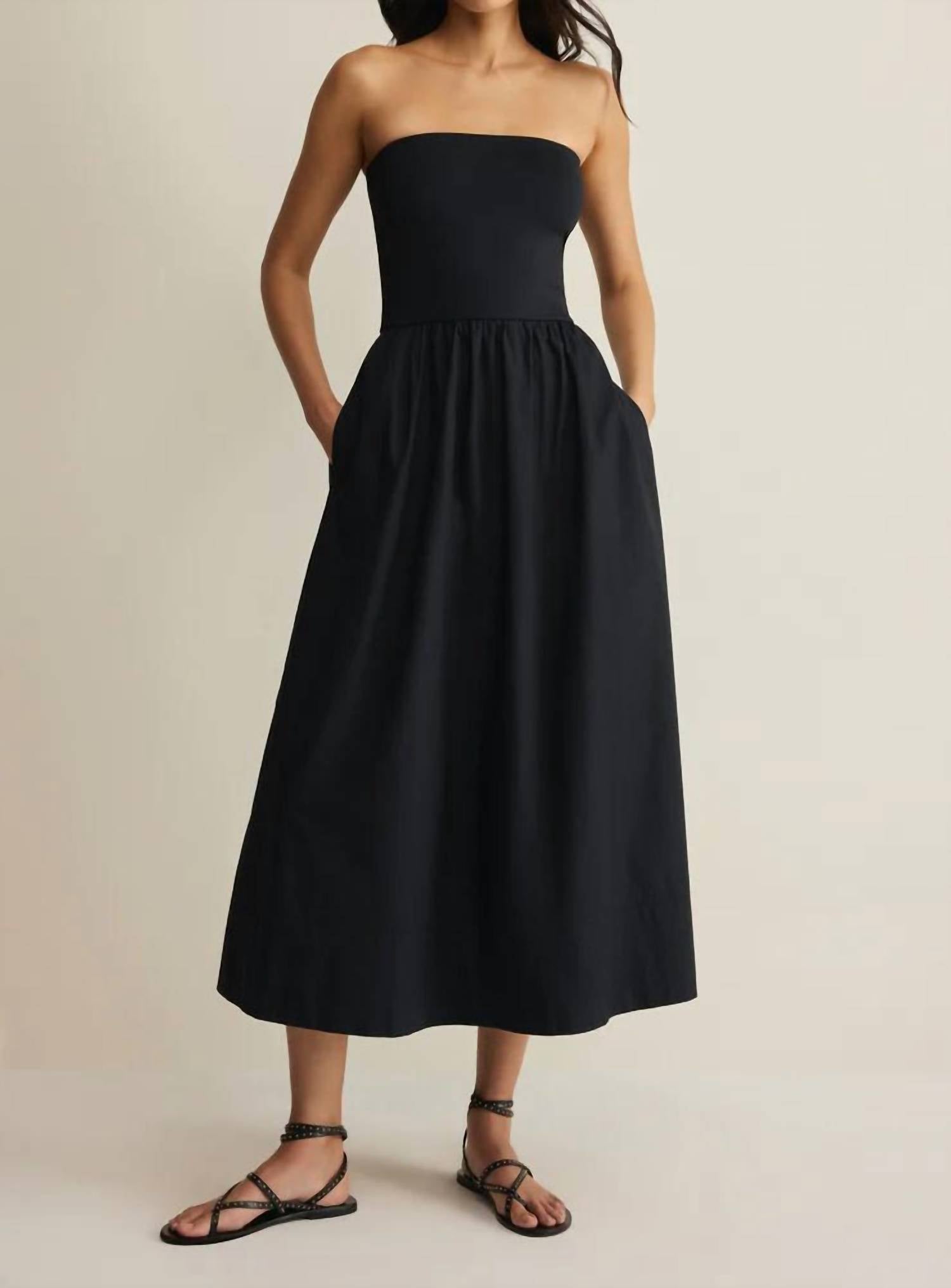 Z Supply - SUNSOUGHT STRAPLESS MIDI DRESS