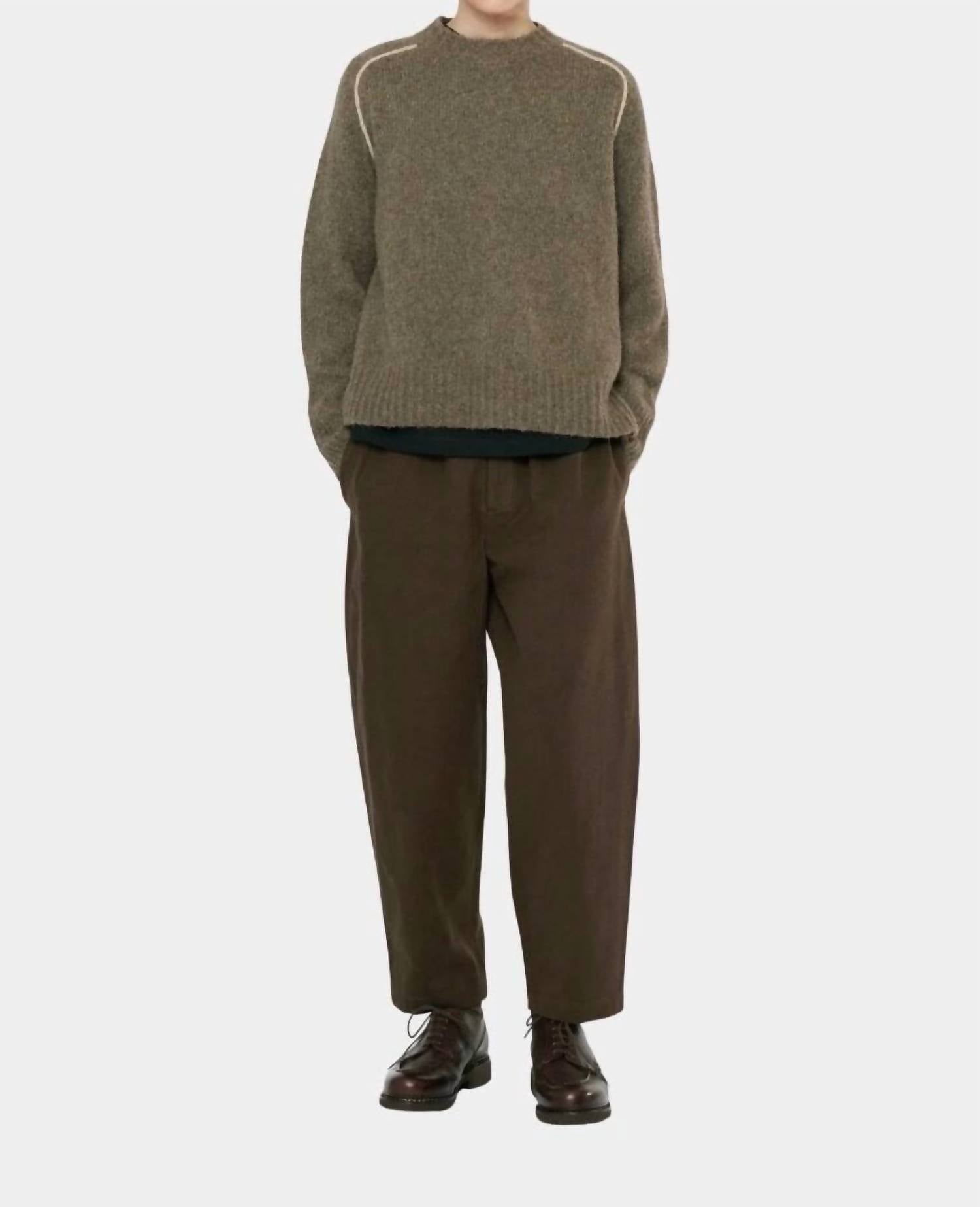 7115 By Szeki - Signature Elastic Pull-up Trousers
