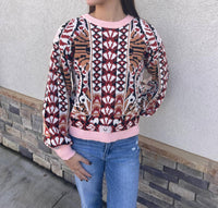 voy Ellis Sweater in multi - women's sweater