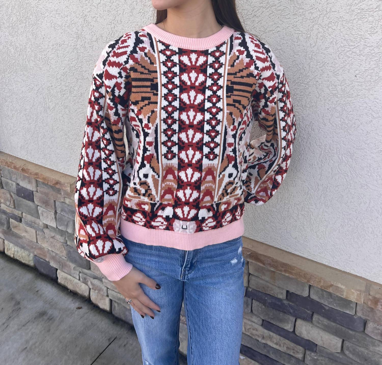 voy Ellis Sweater in multi - women's sweater