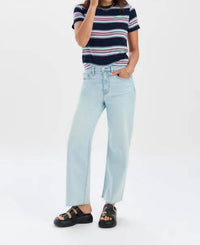 Daze - Pleaser High Rise Wide Ankle Jeans