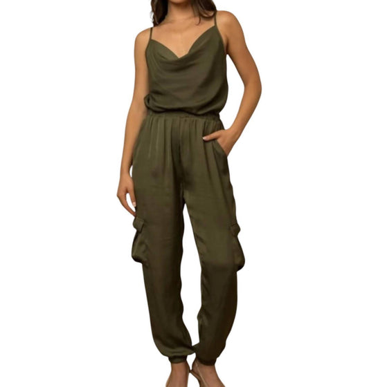 Gilli - shoulder strap cargo jumpsuit