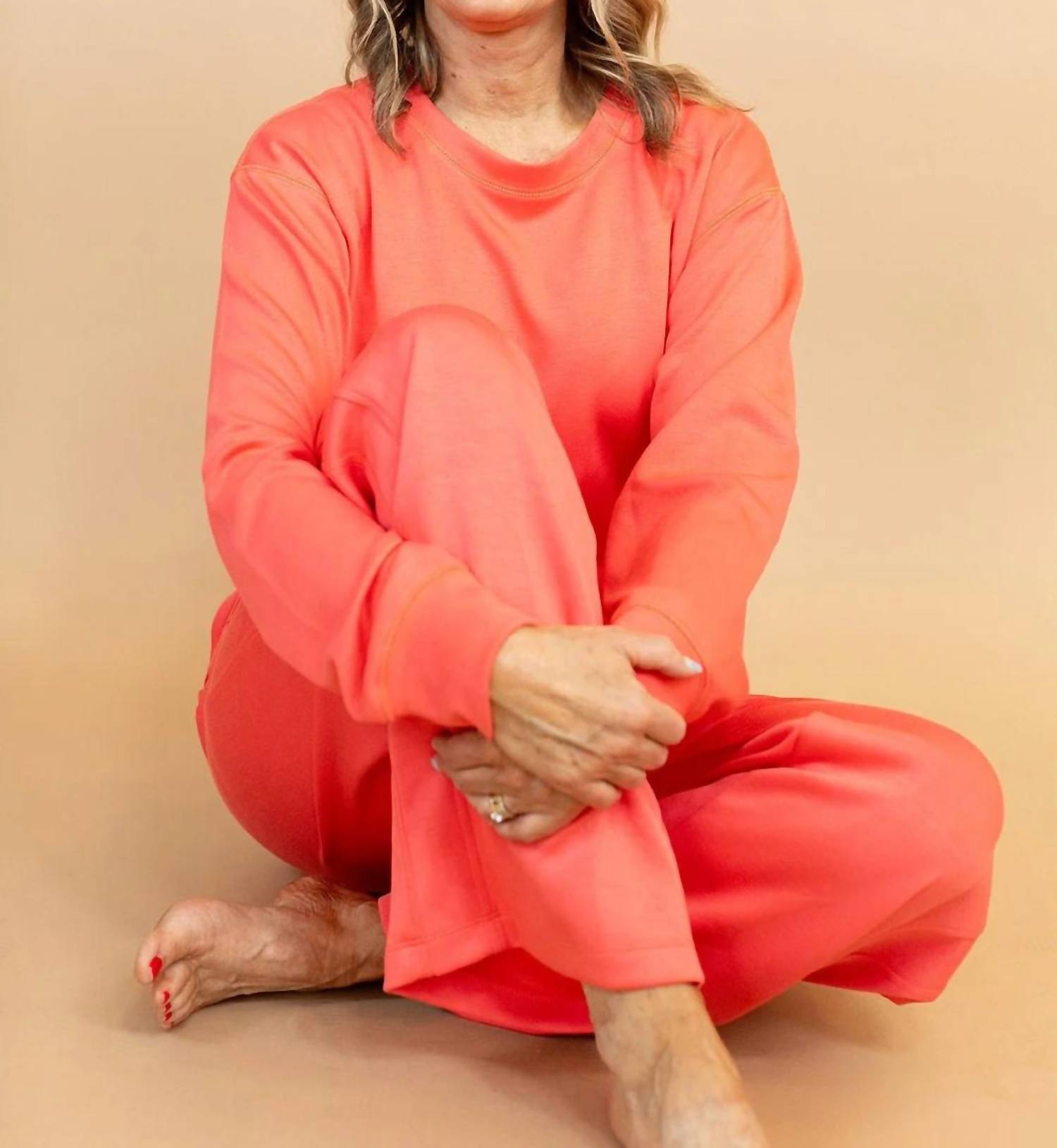 Hyfve - Dora Relaxed Top And Straight-leg Pants Set
