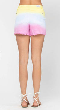 Judy Blue - Dip Dye Denim Shorts