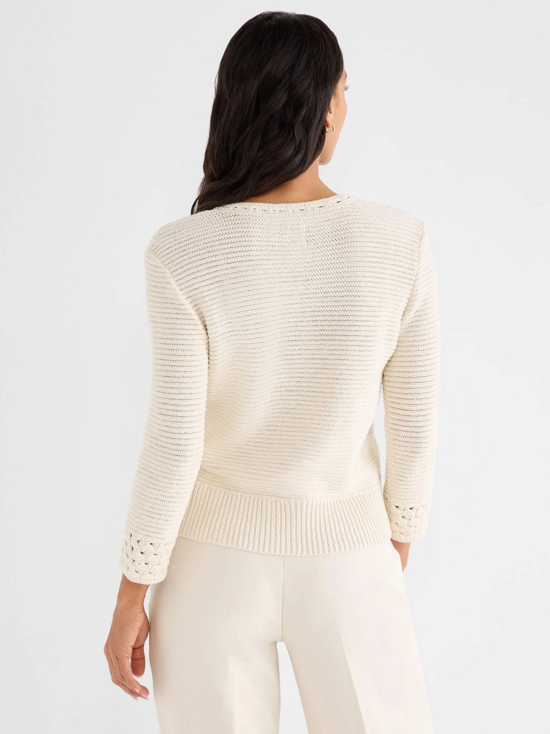 Nic + Zoe - Edged Pop Stitch Sweater