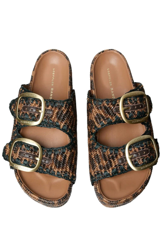 Loeffler Randall - Women's Theo Leopard Two-band Sandal