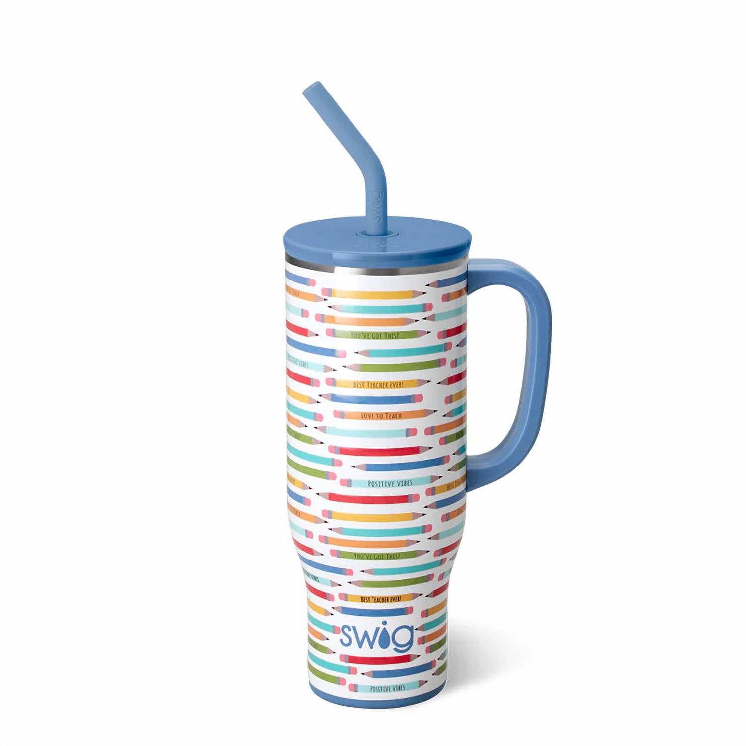 Swig Life - mega mug tumbler with straw