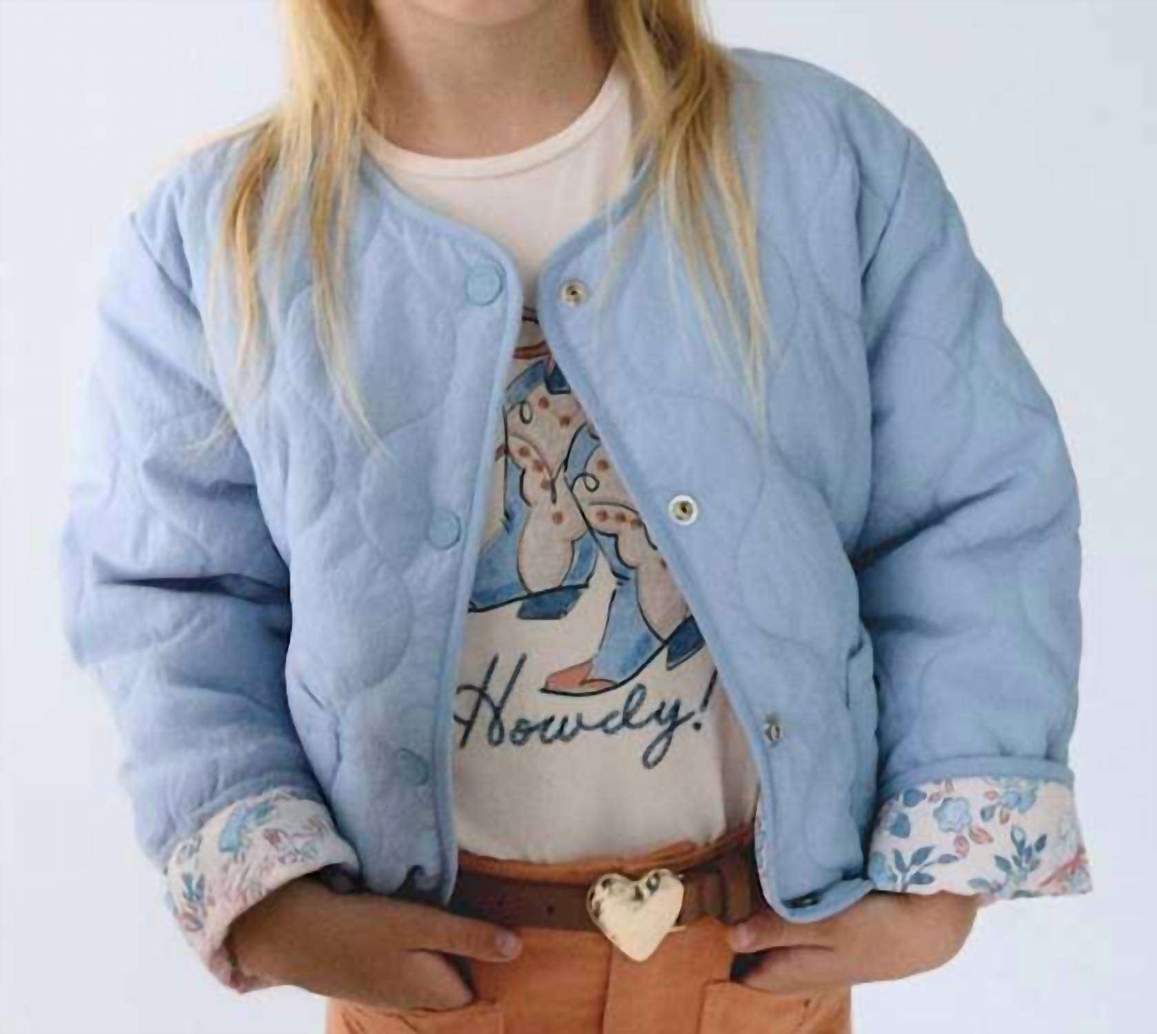 Mayoral - Girls Celeste Reversible Quilted Jacket